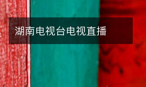 湖南電視臺(tái)電視直播